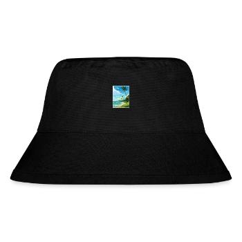 Osa Halbinsel Costa Rica Vintage Reiseposter WPA - Stanley/Stella recycelter Bucket Hat - Schwarz - Vorne