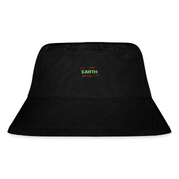 Make Earth Great Again - Stanley/Stella recycelter Bucket Hat - Schwarz - Vorne