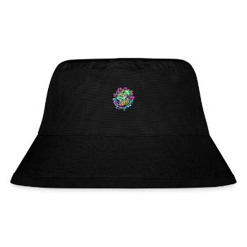 gecko - Stanley/Stella recycelter Bucket Hat - Schwarz - Vorne
