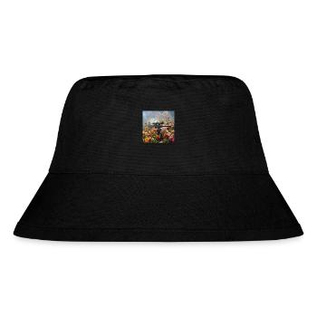 Flower Power - Stanley/Stella Recycled Bucket Hat - black - Front
