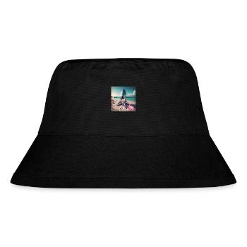 Summer To Mars - Stanley/Stella recycelter Bucket Hat - Schwarz - Vorne