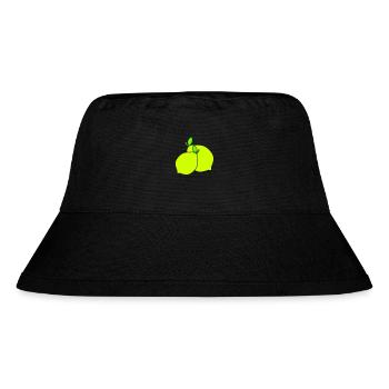 zitronen - Stanley/Stella recycelter Bucket Hat - Schwarz - Vorne