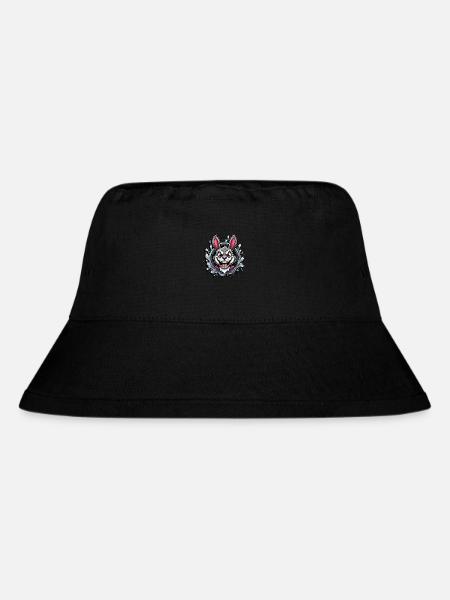 Crazy Easter Bunny - Stanley/Stella Recycled Bucket Hat - black