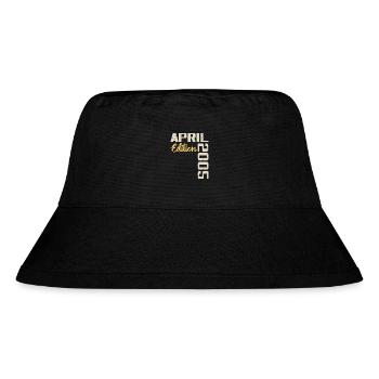 Birthday 19 Years April 2005 Birthday Gift - Stanley/Stella Recycled Bucket Hat - black - Front