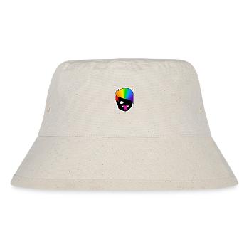 Zwinker Zunge : Sticky Queer Pride - Stanley/Stella recycelter Bucket Hat - Naturweiß - Vorne