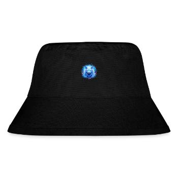 Himmlischer Wolf - Stanley/Stella recycelter Bucket Hat - Schwarz - Vorne