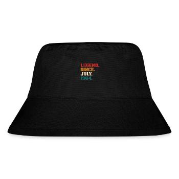 Legende seit Juli 1984 - Stanley/Stella recycelter Bucket Hat - Schwarz - Vorne