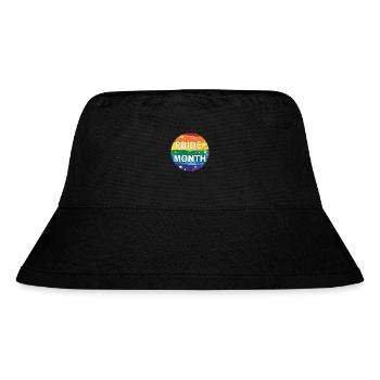 LGBTQ Pride Month - Stanley/Stella recycelter Bucket Hat - Schwarz - Vorne