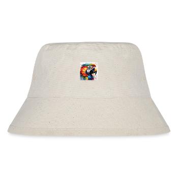 Parrot coloured - Stanley/Stella Recycled Bucket Hat - natural - Front