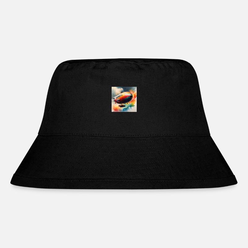 Zeppelin coloured - Stanley/Stella Recycled Bucket Hat - black