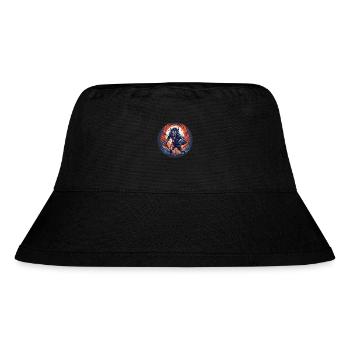 Gruseliges Halloween-partykostüm Werwolf Lacrosse - Stanley/Stella recycelter Bucket Hat - Schwarz - Vorne