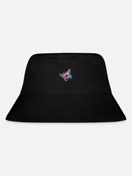 Butterfly Butterfly - Stanley/Stella Recycled Bucket Hat - black