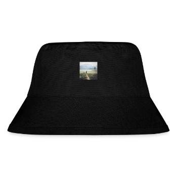Ich brauche Abenteuer - Stanley/Stella recycelter Bucket Hat - Schwarz - Vorne