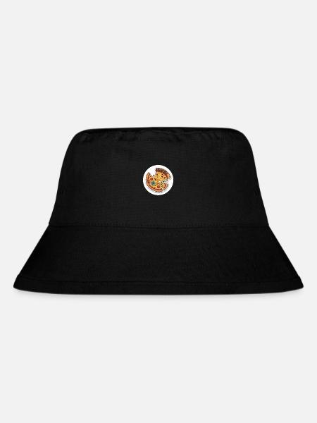Pizza piece of pizzeria - Stanley/Stella Recycled Bucket Hat - black