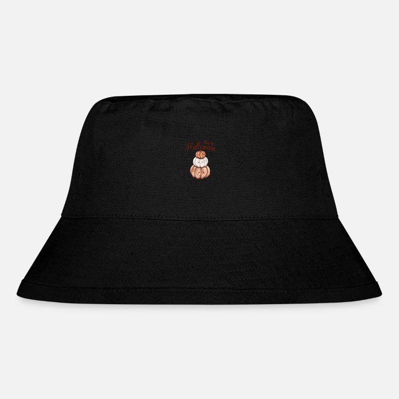 This is Halloween, 3 Fall Pumpkins - Stanley/Stella Recycled Bucket Hat - black