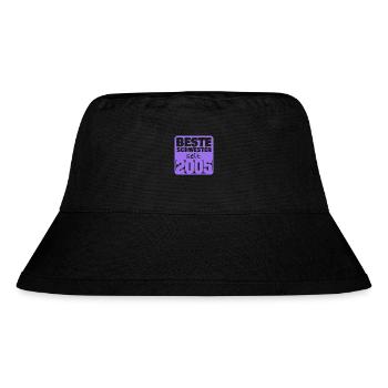 2005 - Stanley/Stella recycelter Bucket Hat - Schwarz - Vorne