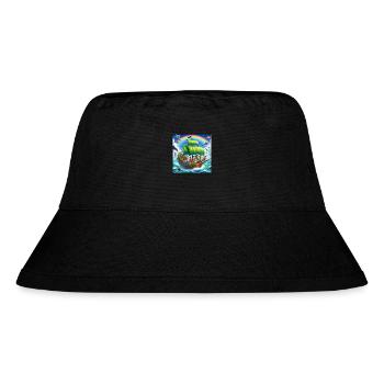 Farbenfrohe Kollektion - Stanley/Stella recycelter Bucket Hat - Schwarz - Vorne