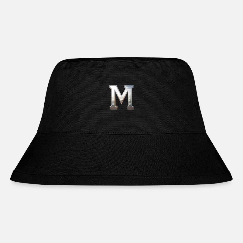 Chrome ,, M " Métallisé - Bob recyclé Stanley/Stella - noir