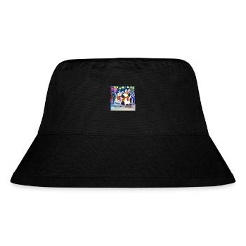 Tierischer Karneval - Stanley/Stella recycelter Bucket Hat - Schwarz - Vorne