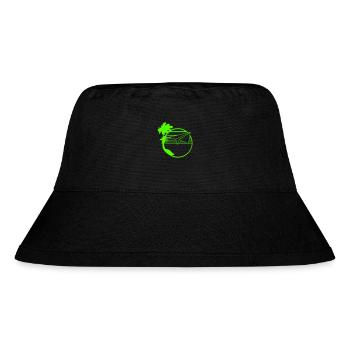Papierflieger Flieger Flugzeug Fliegen Reisen Cool - Stanley/Stella recycelter Bucket Hat - Schwarz - Vorne