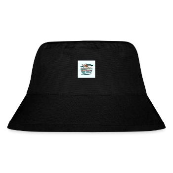 Planes with Striped Designs - Stanley/Stella Recycled Bucket Hat - black - Front