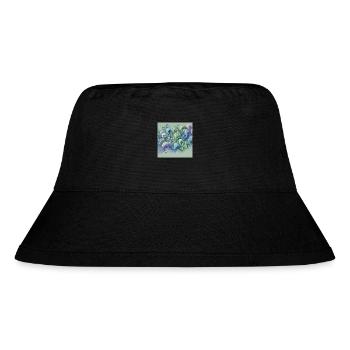 Flowing harmony - Stanley/Stella Recycled Bucket Hat - black - Front
