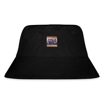 Graffiti Schrift - Stanley/Stella recycelter Bucket Hat - Schwarz - Vorne