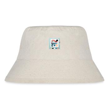 Ilustrim minimalist - Stanley/Stella recycelter Bucket Hat - Naturweiß - Vorne