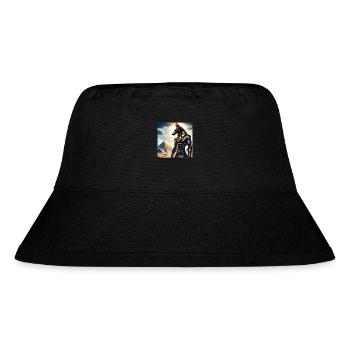 Chingy77 - Stanley/Stella recycelter Bucket Hat - Schwarz - Vorne