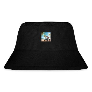 Sloth Wanderer Dune Buggy - Stanley/Stella Recycled Bucket Hat - black - Front