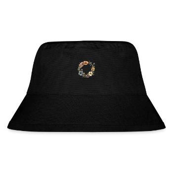 Couronne de fleurs - Bob recyclé Stanley/Stella - noir - Devant