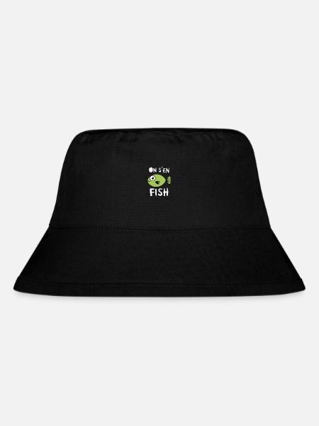 Fisch, den wir fischen - Stanley/Stella recycelter Bucket Hat - Schwarz