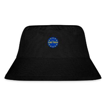 Euro trash - Stanley/Stella Recycled Bucket Hat - black - Front