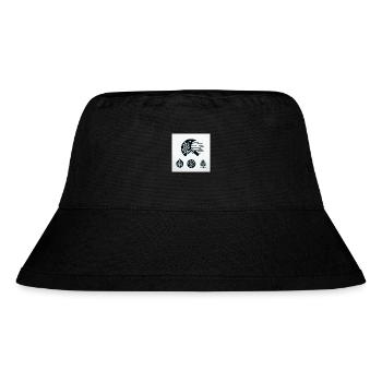Naturverbundenes Grafikdesign - Stanley/Stella recycelter Bucket Hat - Schwarz - Vorne