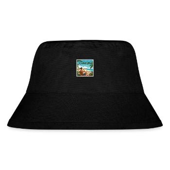 Caribbean vacation in Cancun - Stanley/Stella Recycled Bucket Hat - black - Front