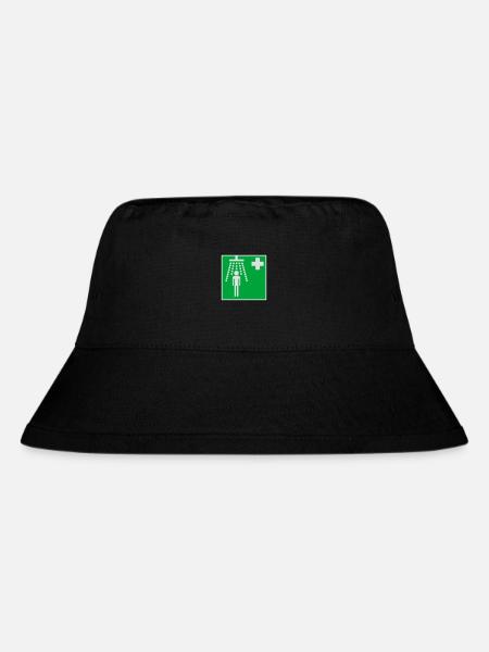 Saubere Krankenhaus Dusche - Stanley/Stella recycelter Bucket Hat - Schwarz
