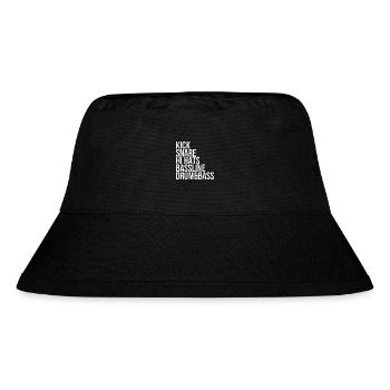 Kick+Snare+Hi Hats+Bassline=Drum&Bass - Stanley/Stella Recycled Bucket Hat - black - Front