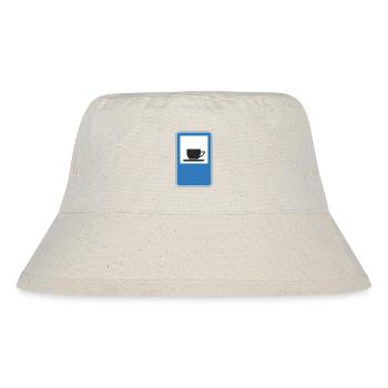 Road sign cafe - Stanley/Stella Recycled Bucket Hat - natural - Front