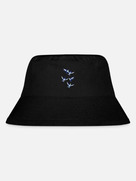 kolibri - Stanley/Stella recycelter Bucket Hat - Schwarz
