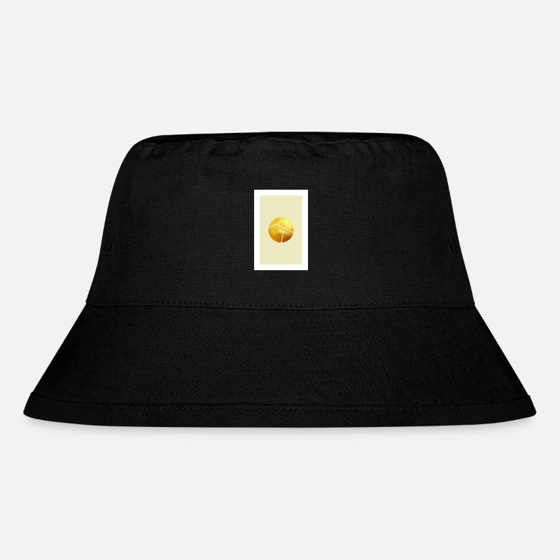 Golden Sun - Stanley/Stella recycelter Bucket Hat - Schwarz