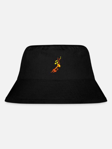 Trompete Trompete Trompete Noten - Stanley/Stella recycelter Bucket Hat - Schwarz