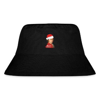 Christmas with Wolfgang Amadeus Mozart - Stanley/Stella Recycled Bucket Hat - black - Front
