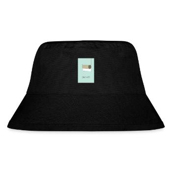 Oh Shit! - Stanley/Stella recycelter Bucket Hat - Schwarz - Vorne