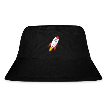 Rocket - Stanley/Stella Recycled Bucket Hat - black - Front