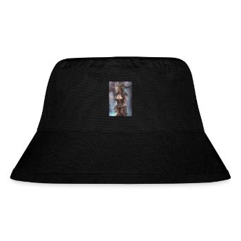 Fantasy Warrior Girl - Stanley/Stella Recycled Bucket Hat - black - Front
