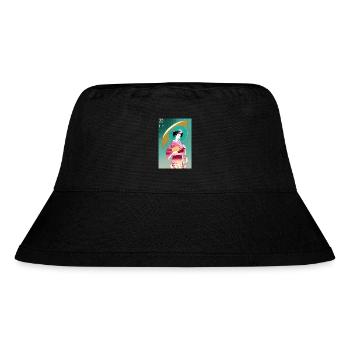 Geisha 2 - Stanley/Stella Recycled Bucket Hat - black - Front