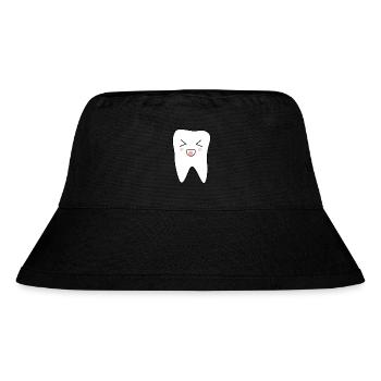 Tooth, teeth, dentist - Stanley/Stella Recycled Bucket Hat - black - Front