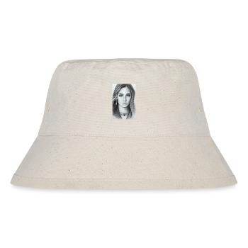 Woman with jewelry - Stanley/Stella Recycled Bucket Hat - natural - Front