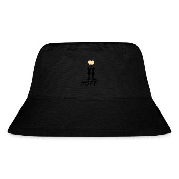 BFF best friends forever - Stanley/Stella Recycled Bucket Hat - black - Front