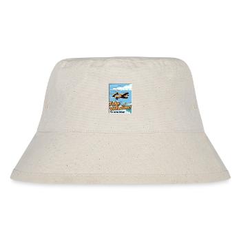 Machen Sie Urlaub! Fliegen Sie noch heute weg! - Stanley/Stella recycelter Bucket Hat - Naturweiß - Vorne